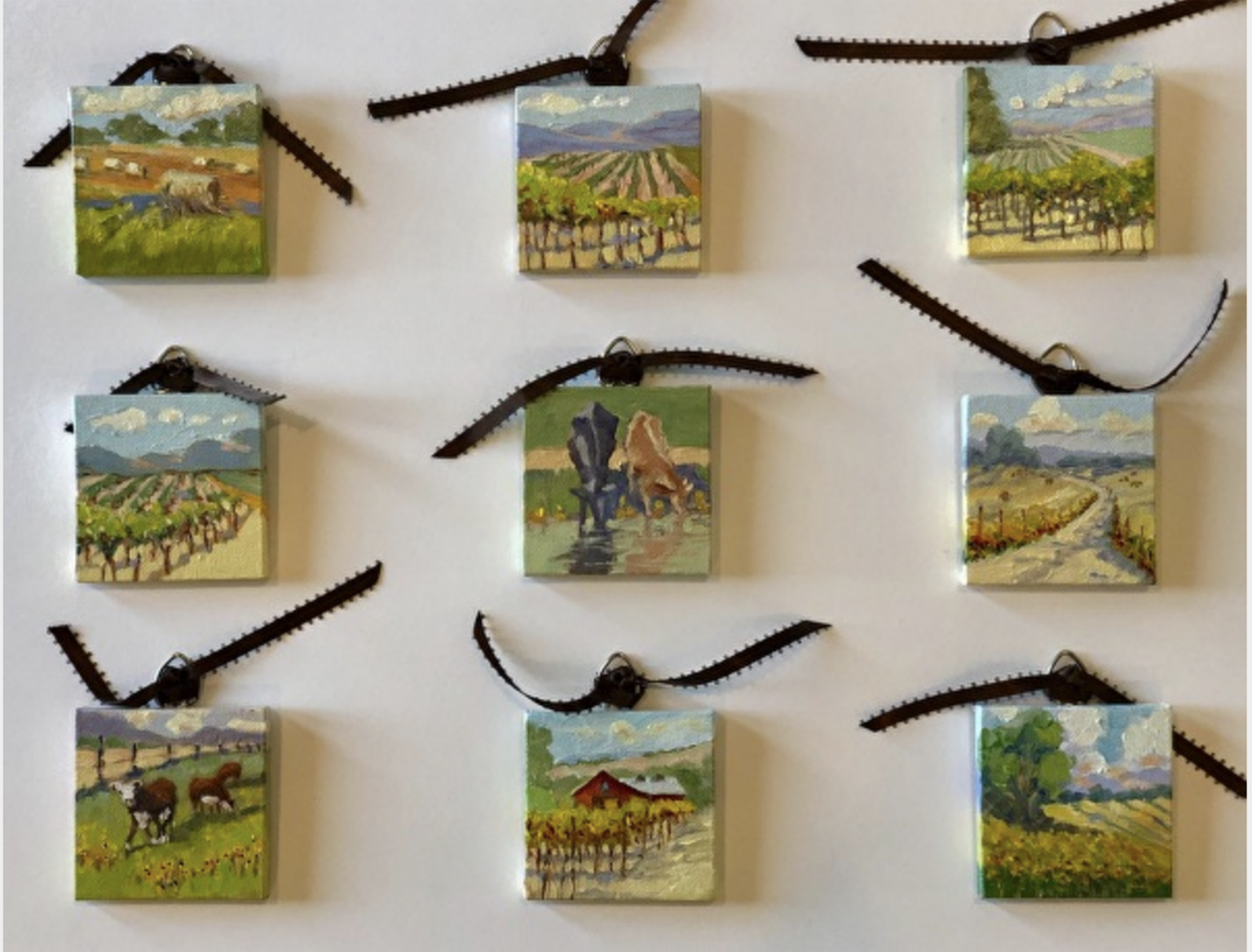 christmas ornaments from Pat Huber