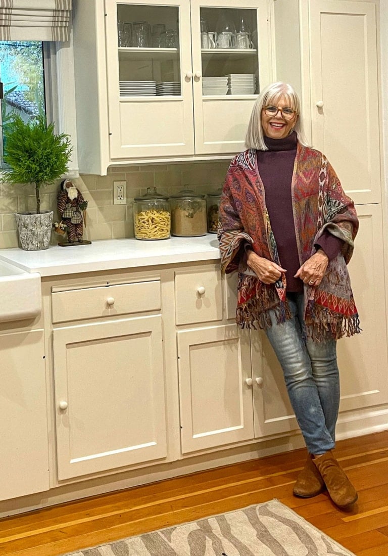 cindy-hattersley-in-j-jill-sweater-and-tolani-scarf-and-gentle-souls-boots