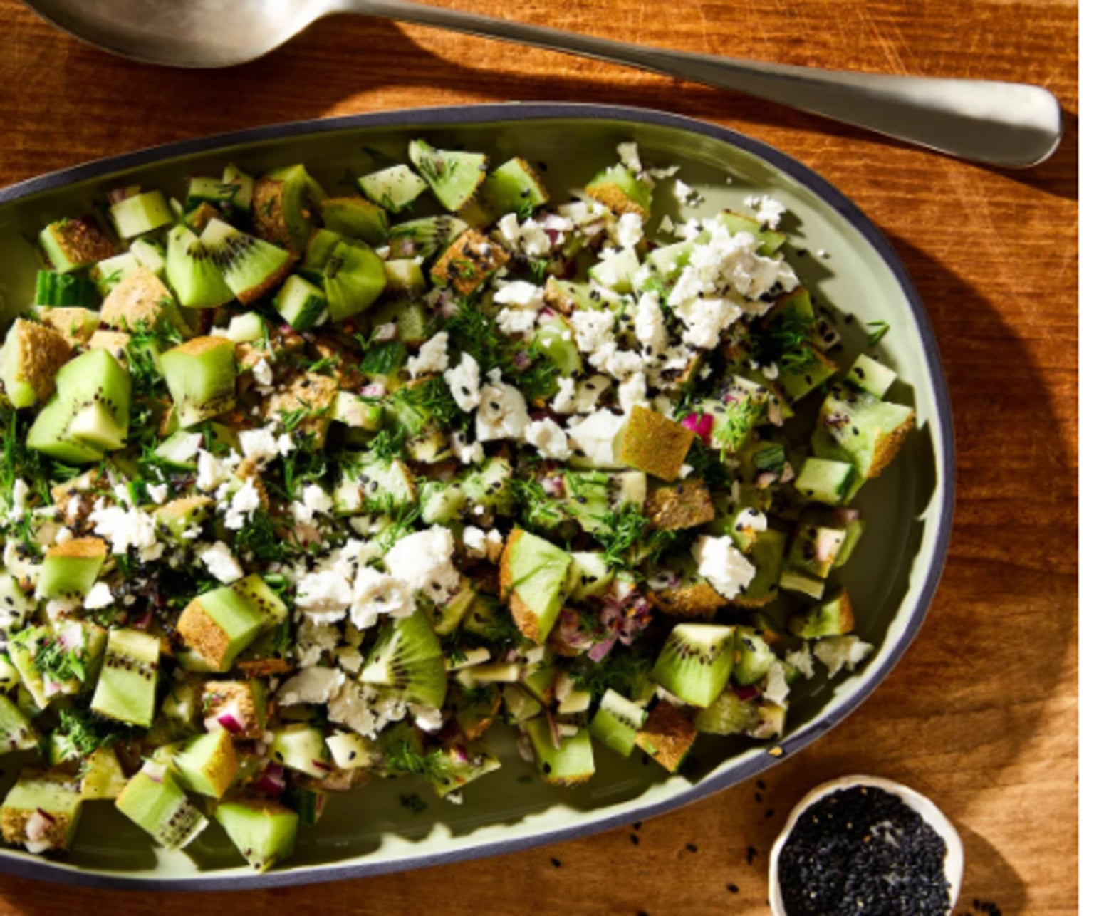 food 52 kiwi feta salad