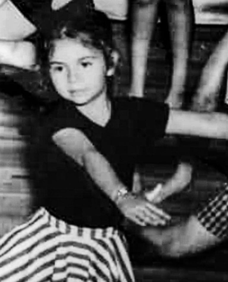 cindy hattersley in dance class as a child