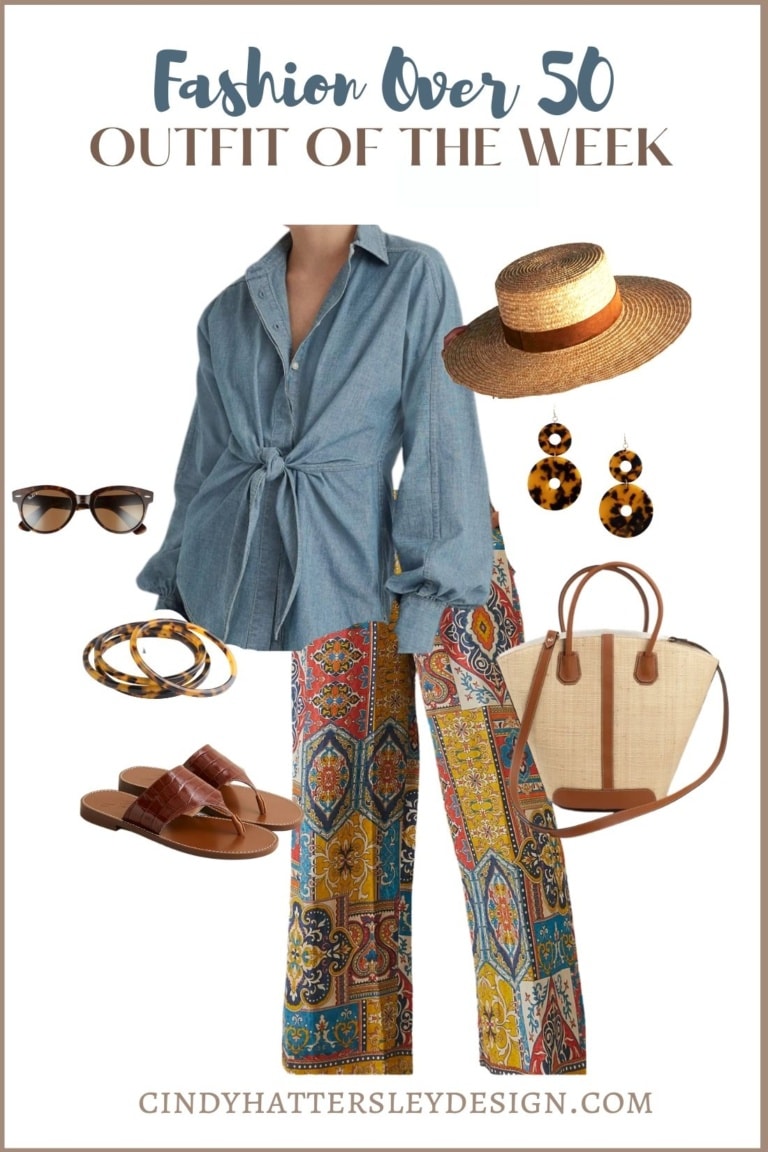 CINDY HATTERSLEY'S FASHION OVER 50 OUTFIT OF THE WEEK