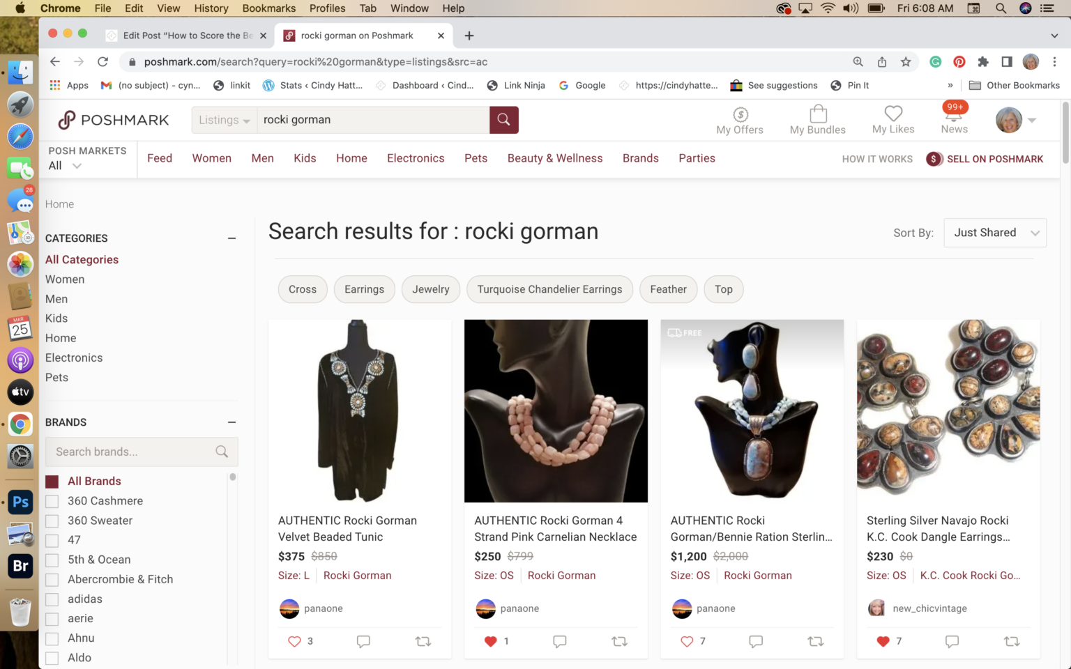 poshmark rocki gorman search