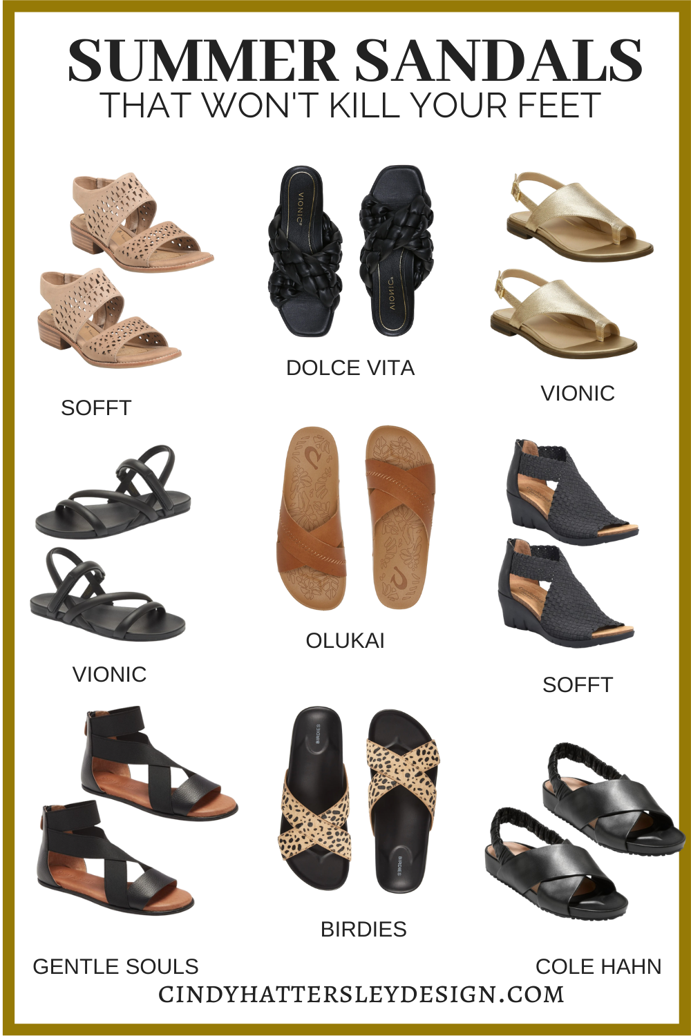 Stylish Comfortable Sandals that Your Feet Will love