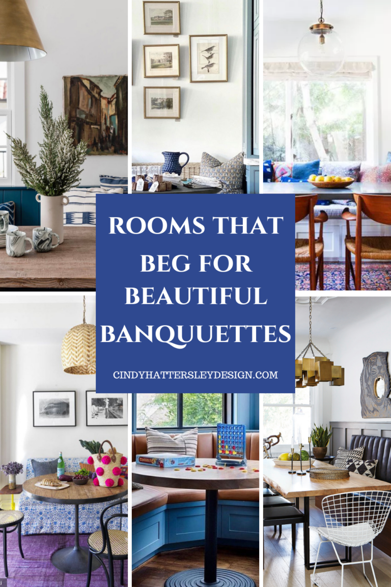 Rooms that Beg for a Beautiful Banquette.