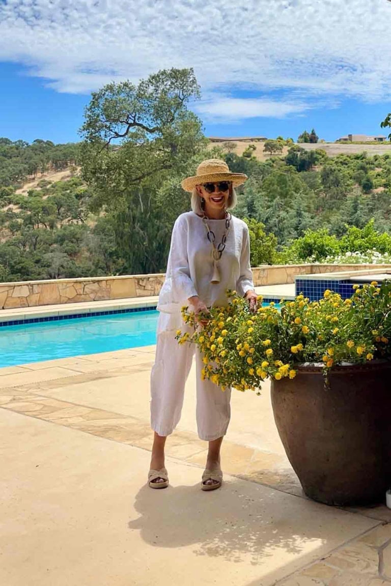 Bryn Walker White Linen Styled by Cindy Hattersley