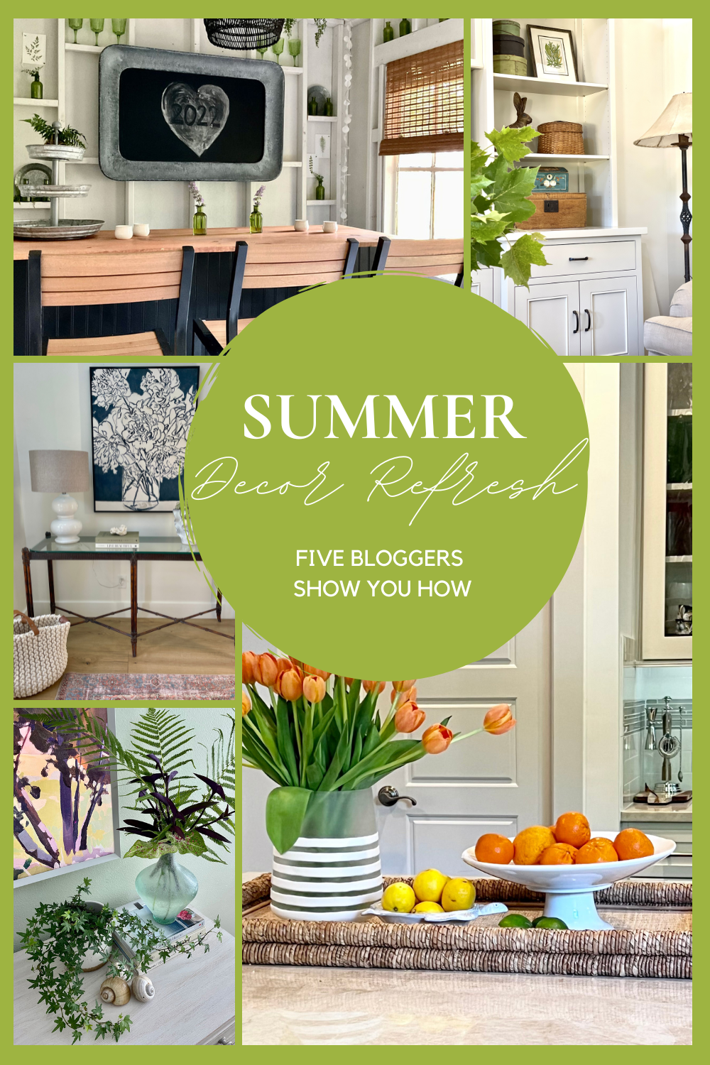 Five Simple Ways to Refresh your Home for Summe