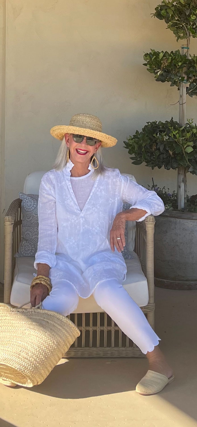 cindy hattersley in Cp Shades tunic and lyssee leggings
