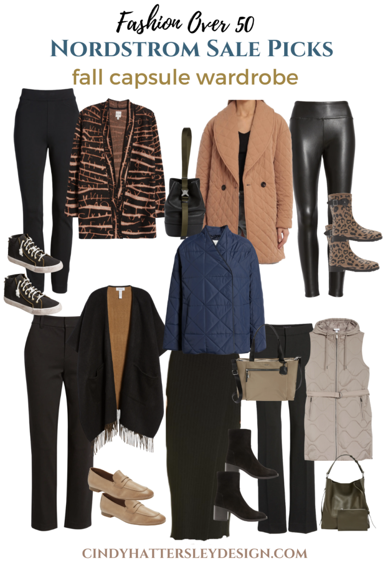 nordstrom sale fall capsule wardrobe