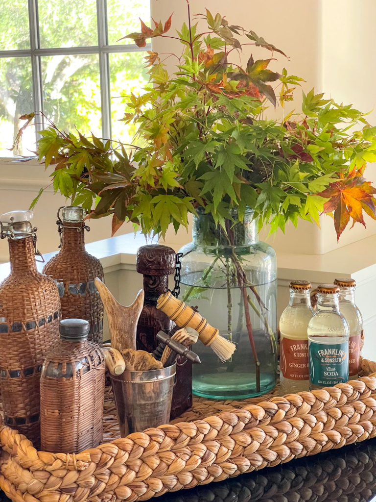 japanese-maple-bouquet-on-sideboard-cindy hattersley design
