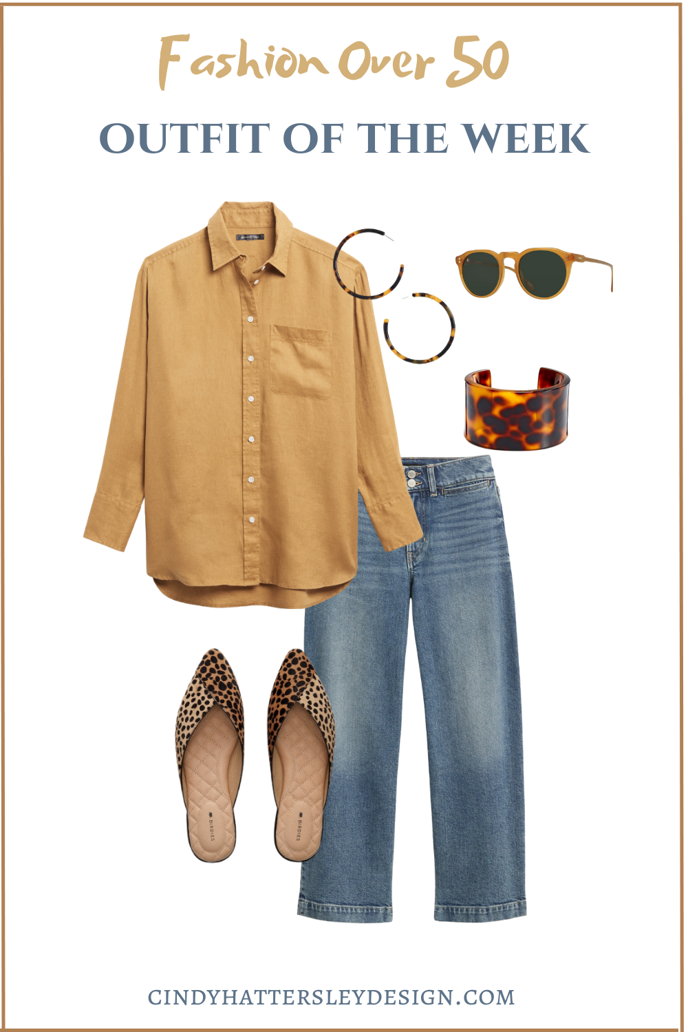 outfit of the week banana republic fashion over 50