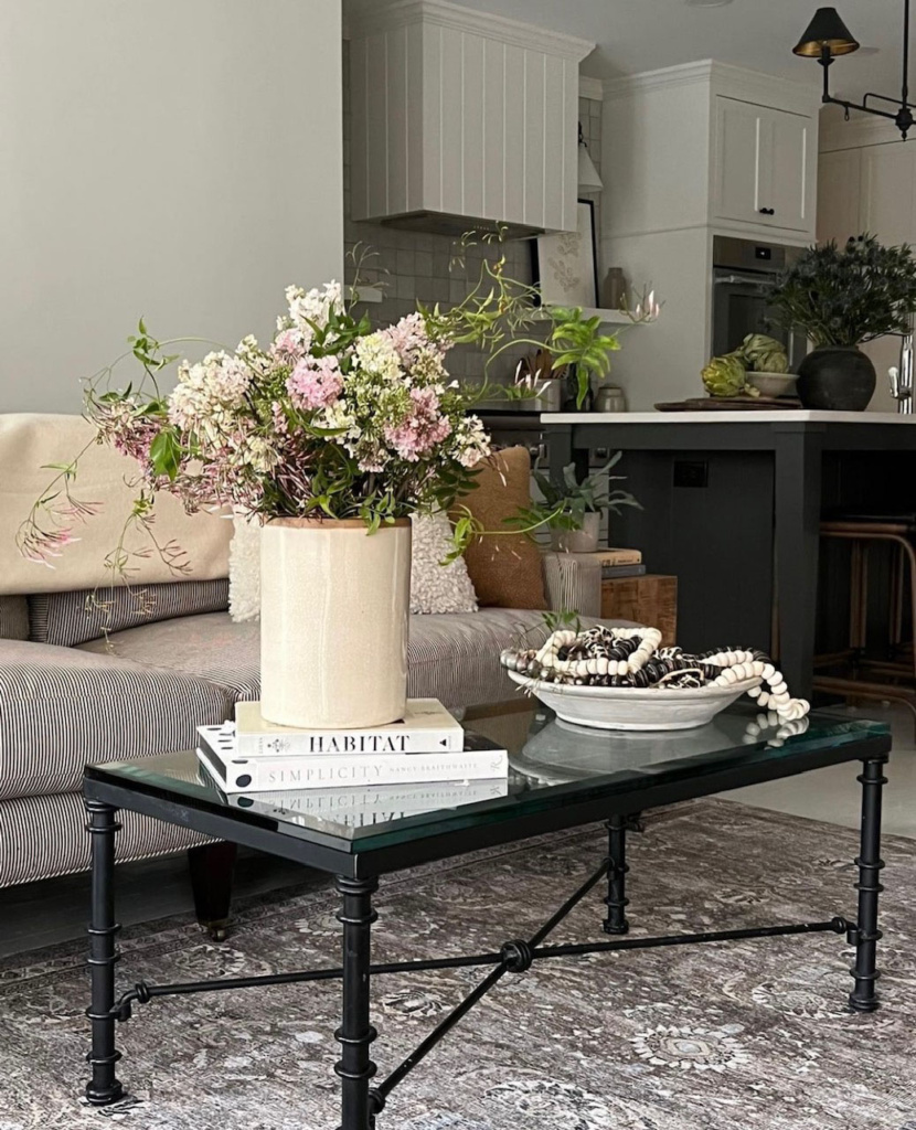 sherry hart styled coffee table