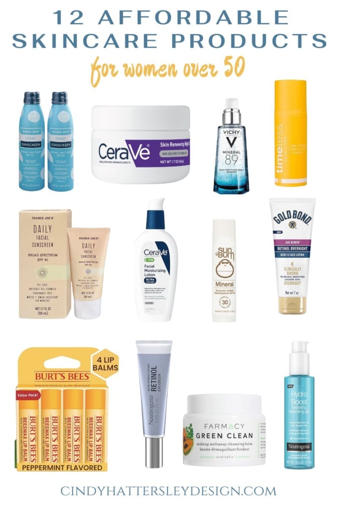 12 Affordable Skincare Products for Women Over 50
