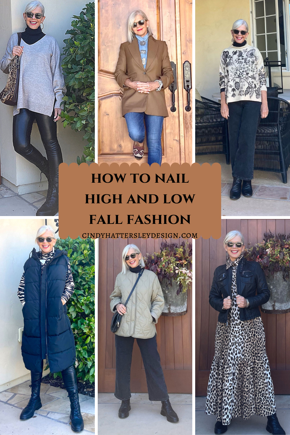 How to nail high and low fall fashion over 50