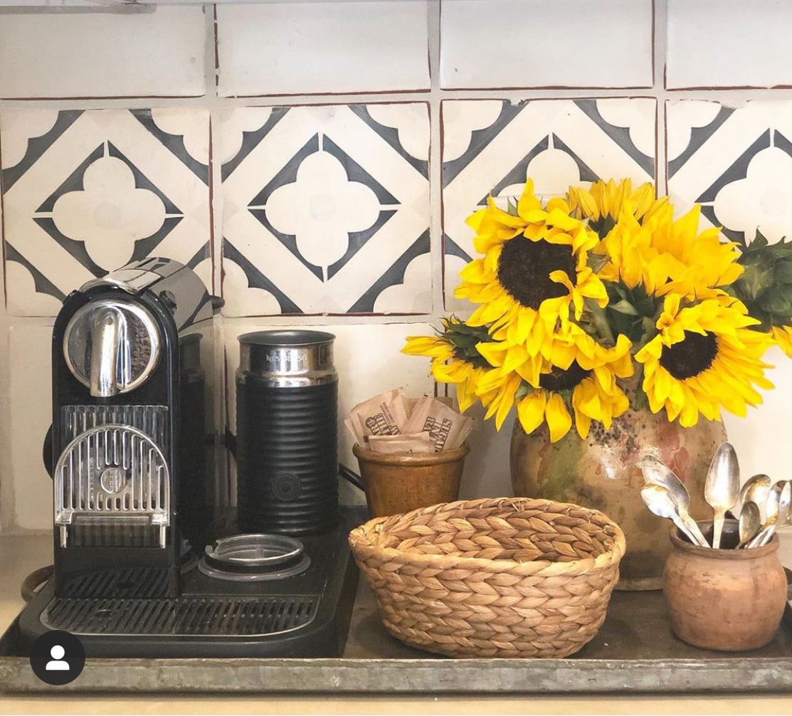 coffee station with sunflowers-cindy hattersley design