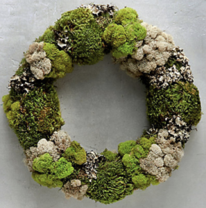 mixed moss wreath