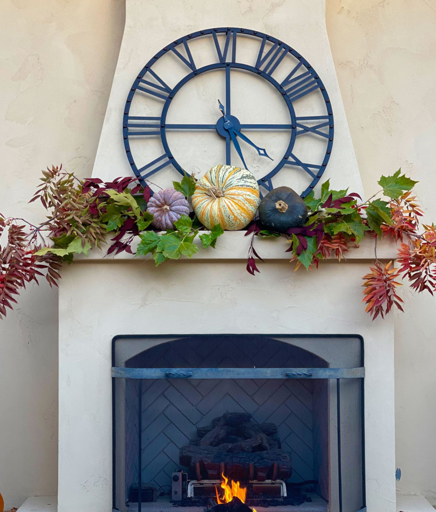 fall-courtyard-fireplace-cindy hattersley
