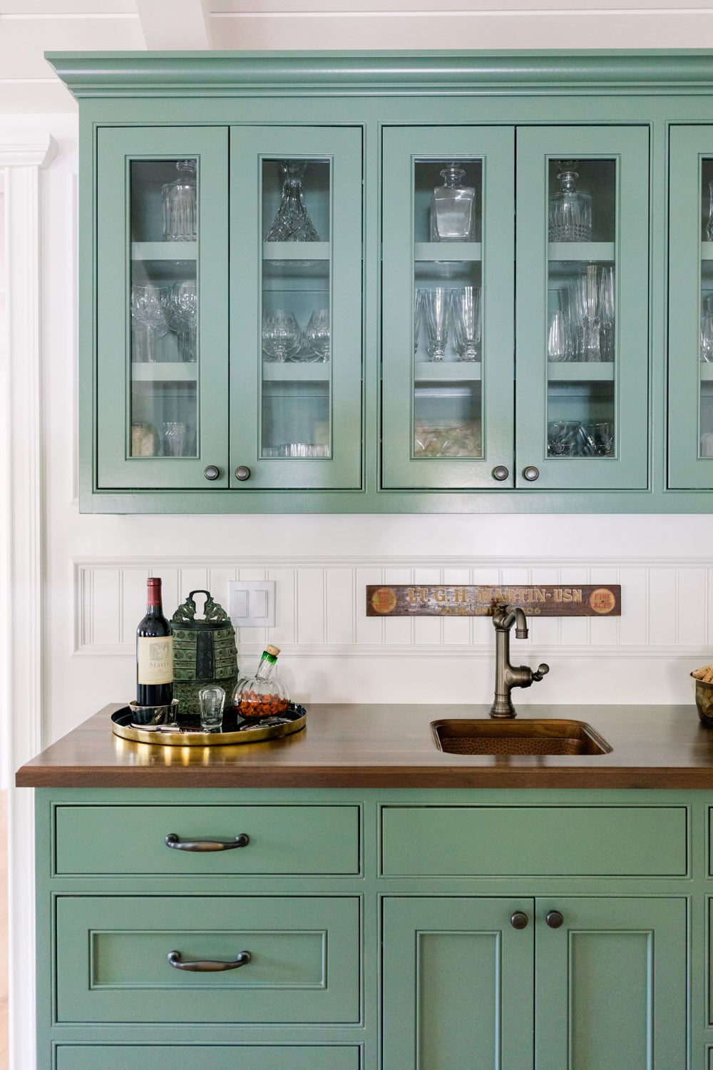 make mine a sprizer great room baqr area-farrow and ball green smoke