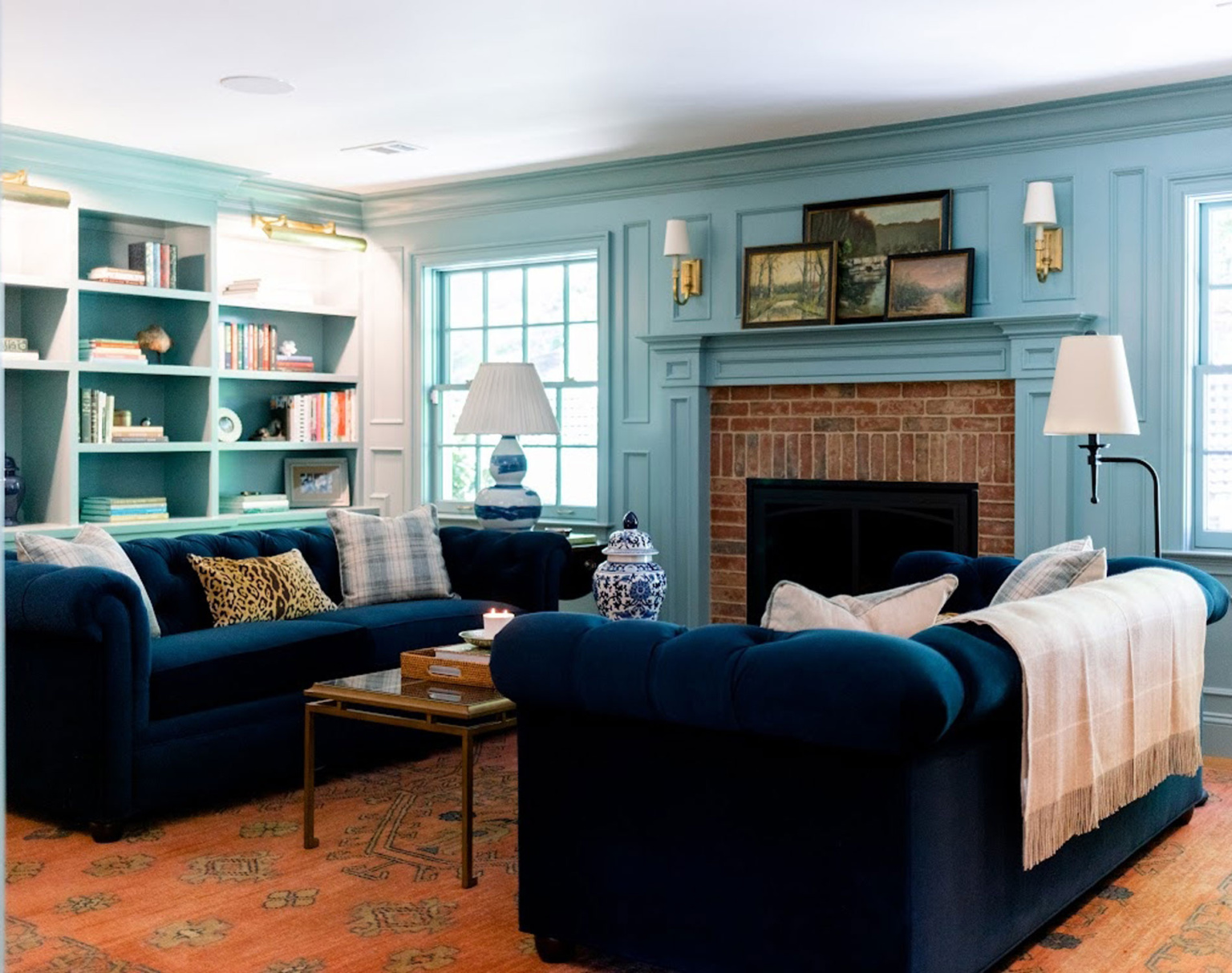 make-mine-a-spritzer-library-painted-in-farrown and ball oval room blue