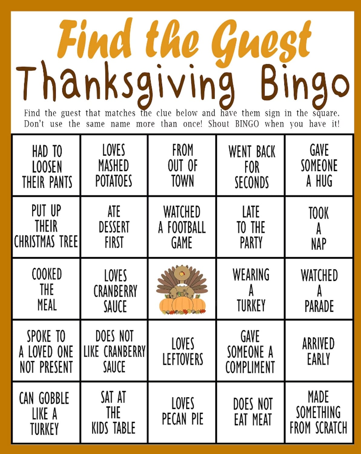find-the-guest-thanksgiving bingo