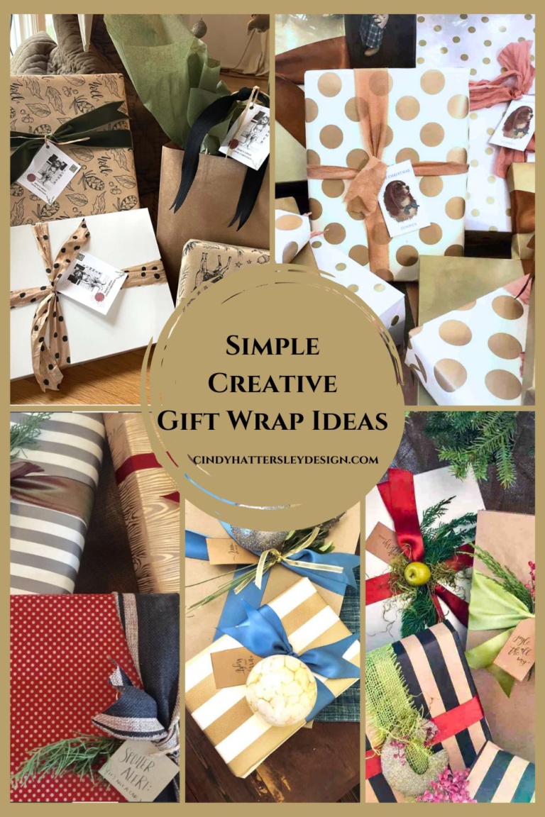 simple gift wrap ideas cindy hattersley
