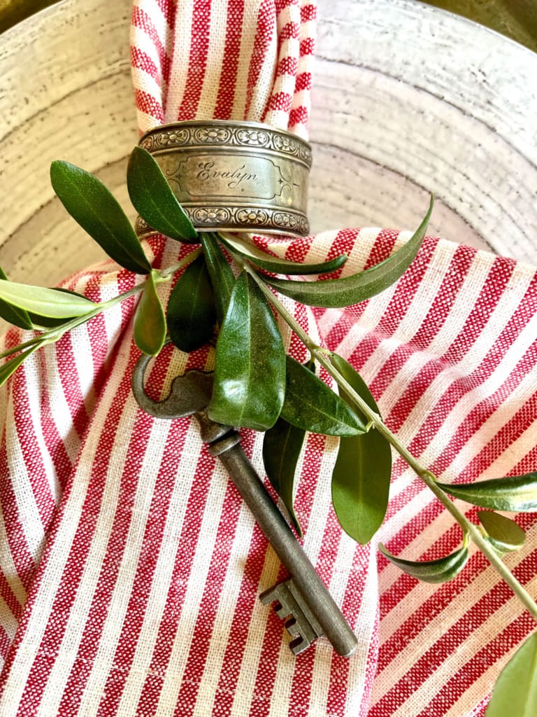 vintage silver napkin rings