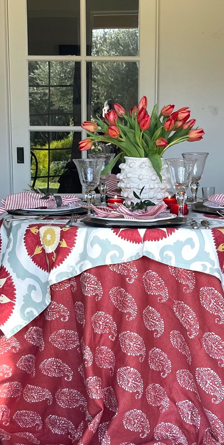 Cindy Hattersley Valentine Tablescape