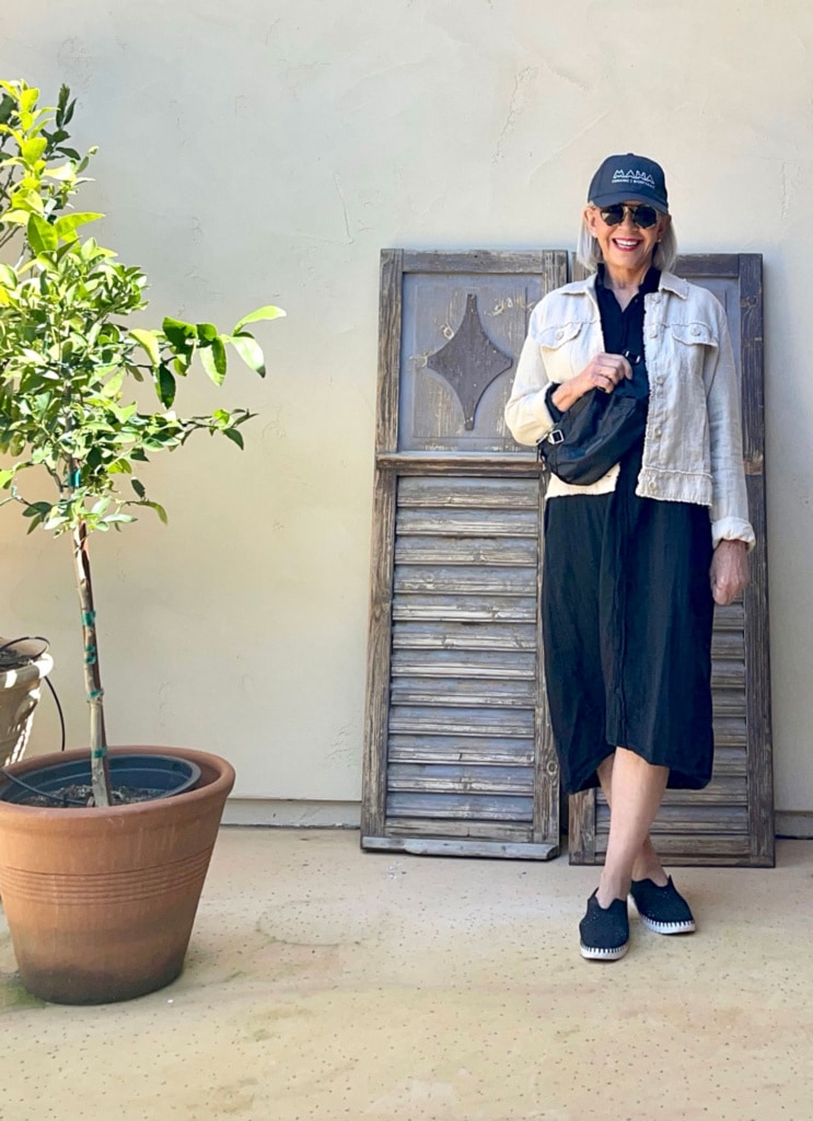 Tommy Bahama Linen Jean Jacket & Frank & Eileen dress