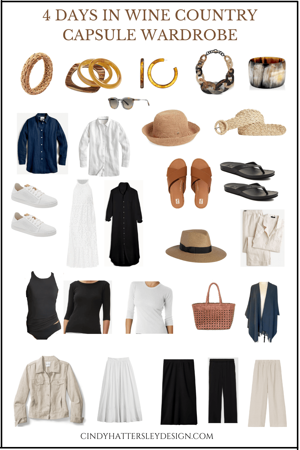 Ultimate Packing List for Four Days in Wine Country