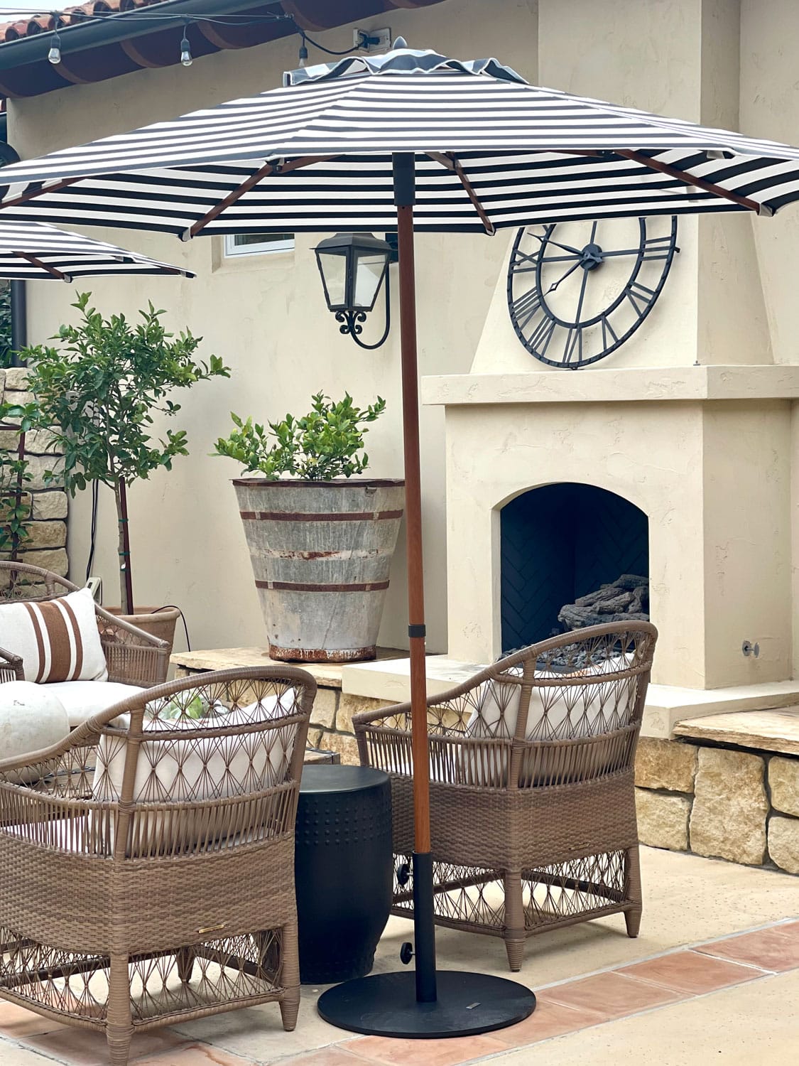 Midtown Umbrellas in Cindy Hattersley's Courtyard