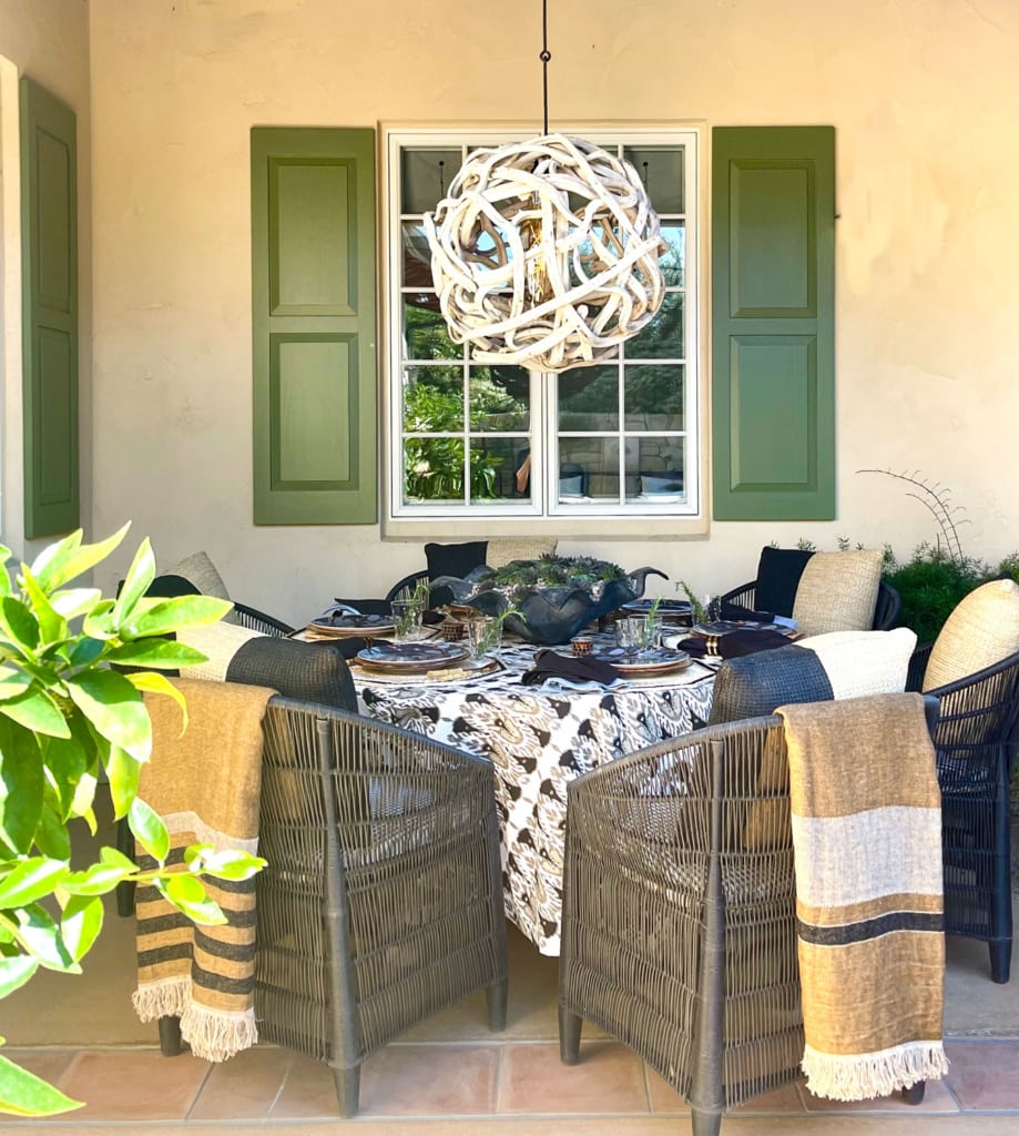 Outdoor Round Dining Table Cindy Hattersley's Outdoor Round Dining Table