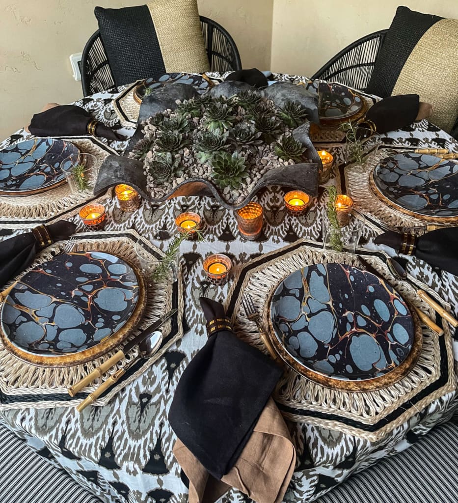 Fete Home Tablescape by Cindy Hattersley Design