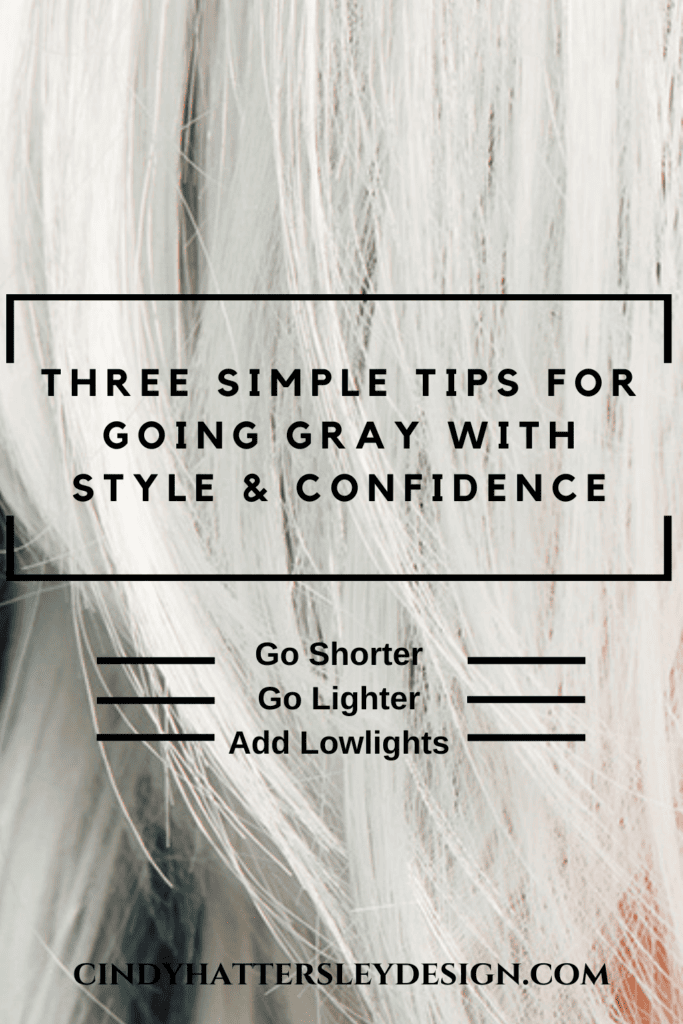 three simple tips for going gray with confidence