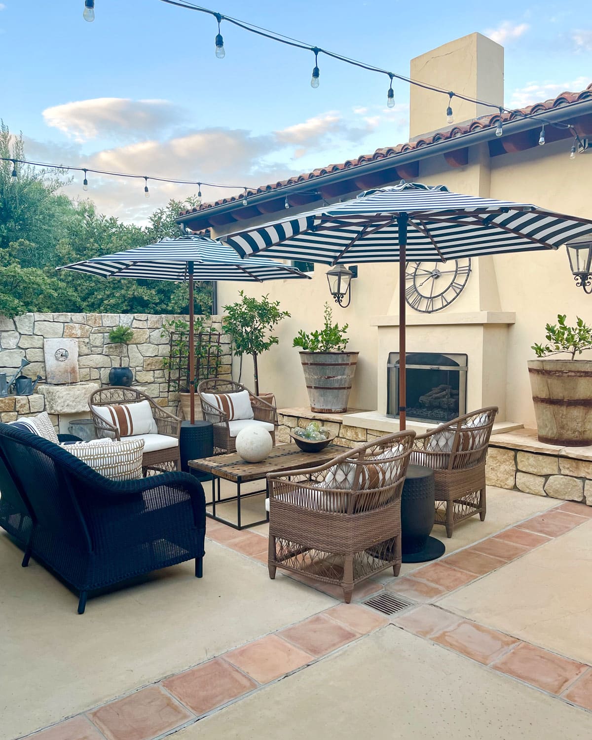 french inspired courtyard-area-cindy-hattersley