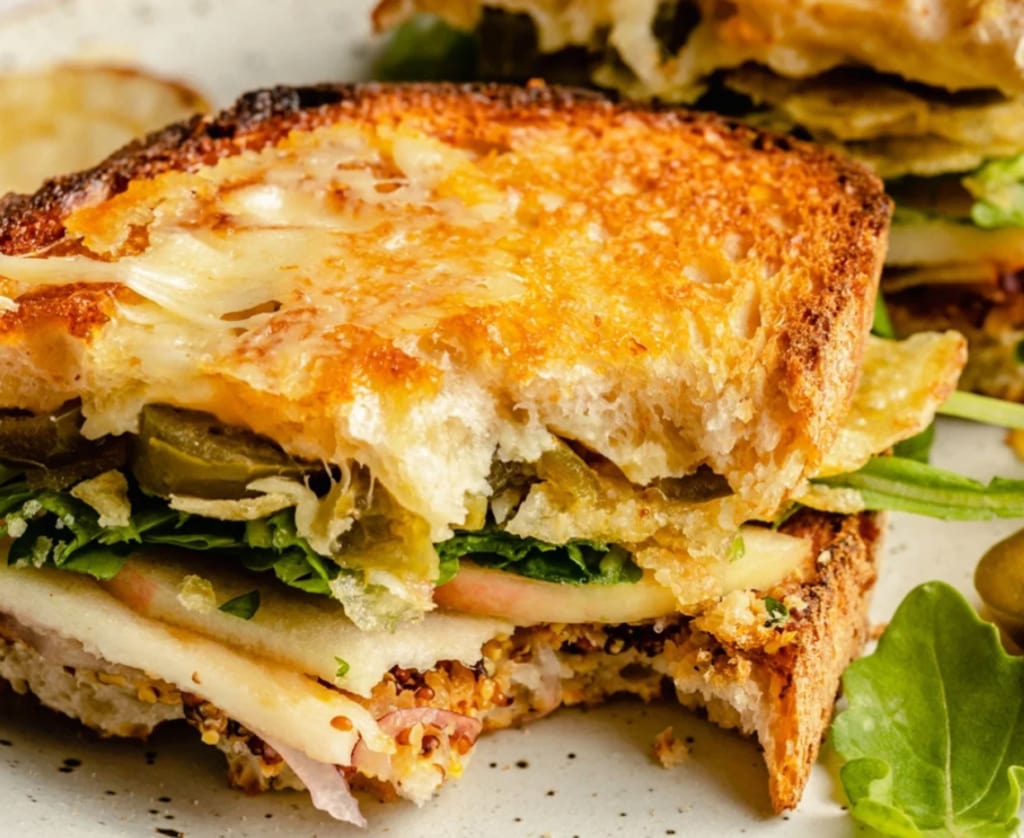 Ambitious Kitchen Cheddar Apple Sandwich