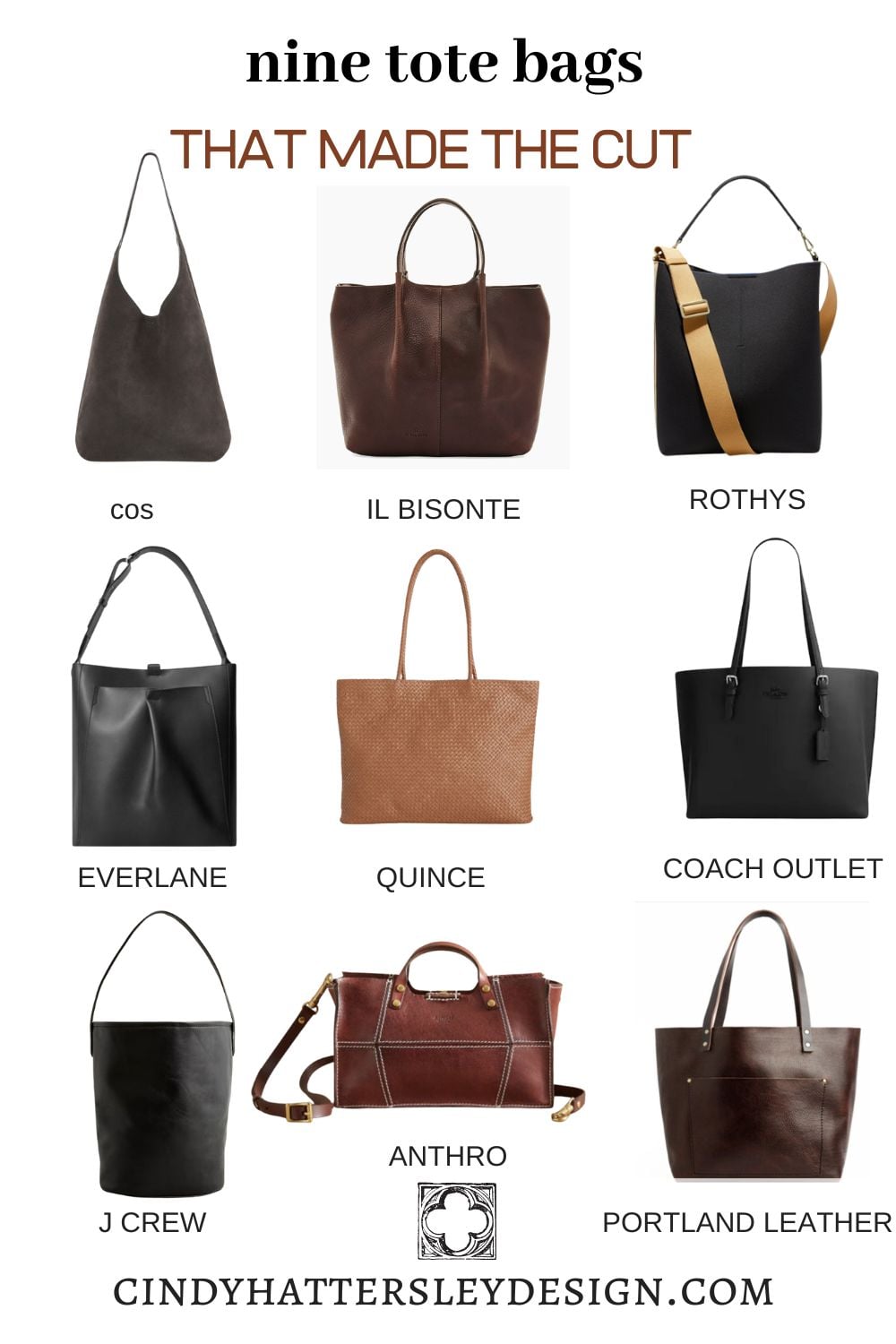 Nine Tote Bags