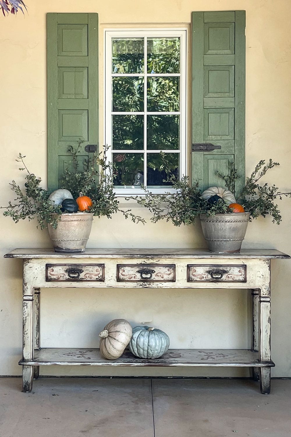 fall console table cindy hattersley