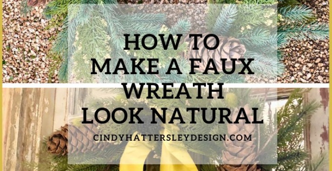 How to Make a Faux Wreath Look Natural and Other Holiday Tips