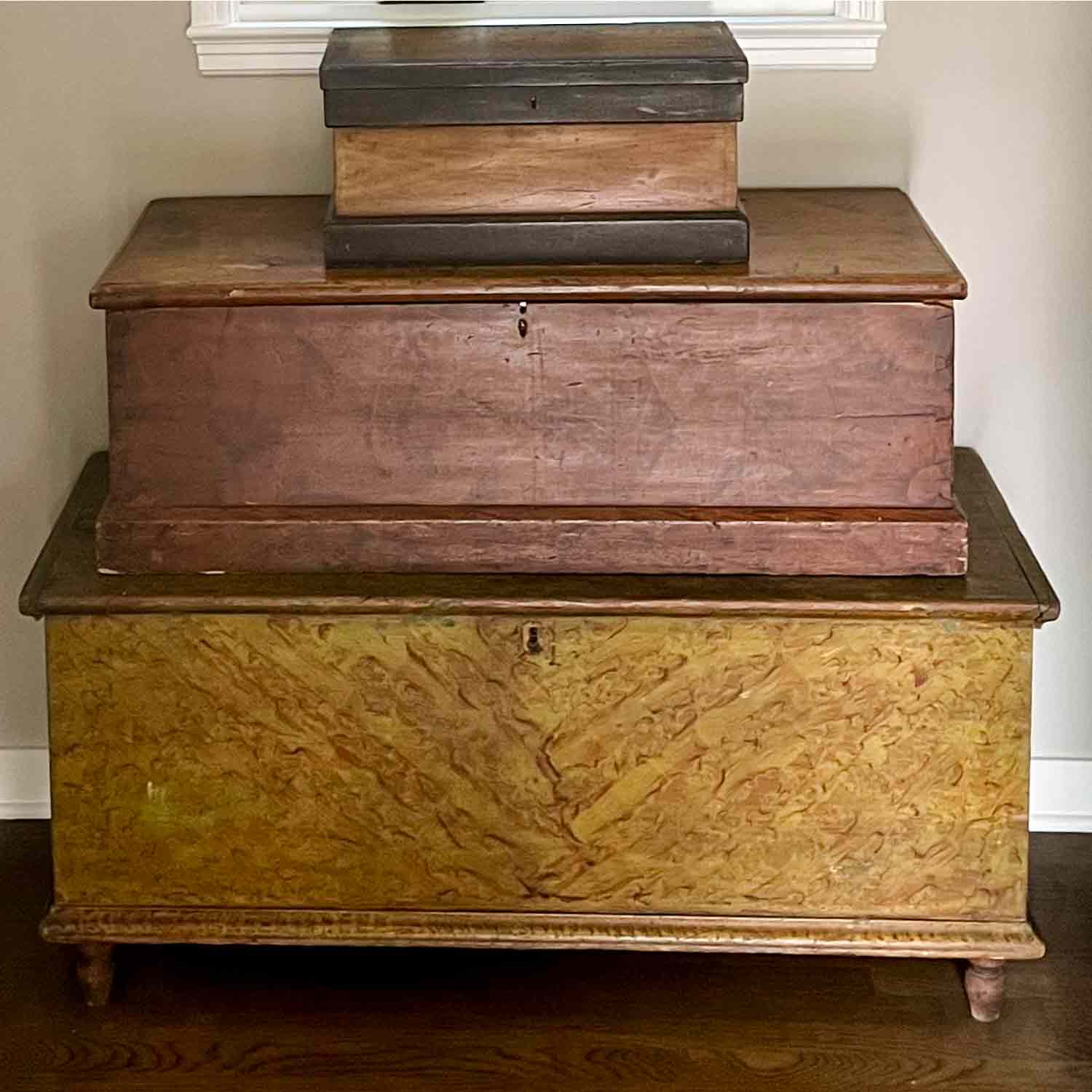 Stack of Antique Boxes