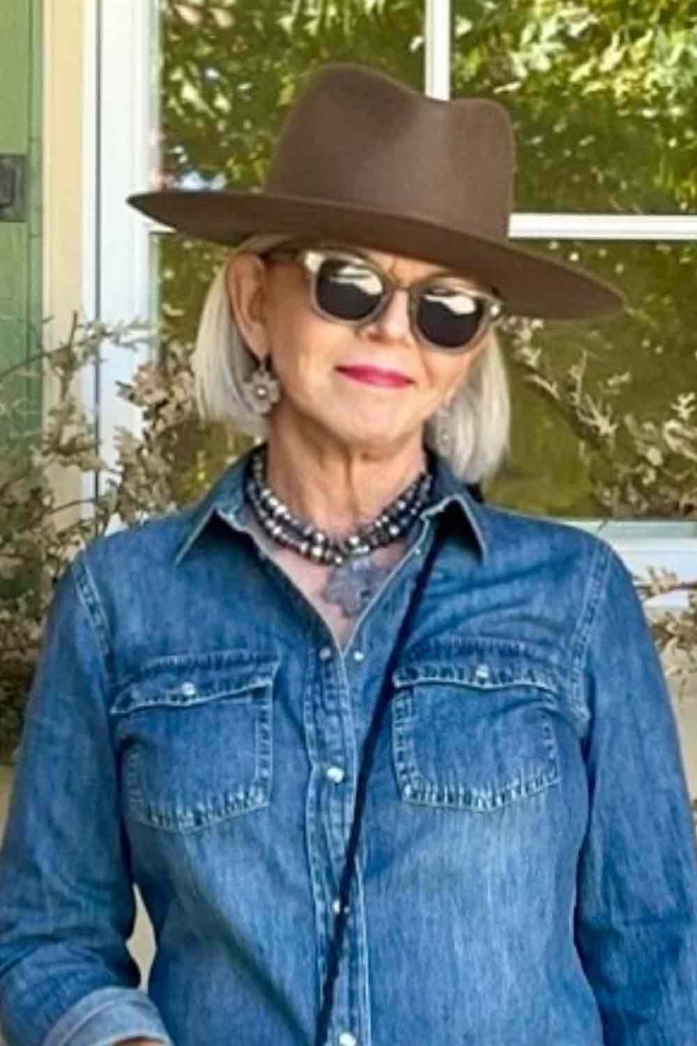 brown rancher hat