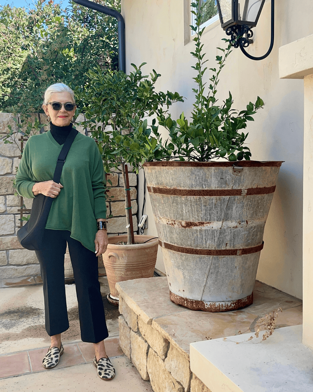 mersea sweater and spanx pants
