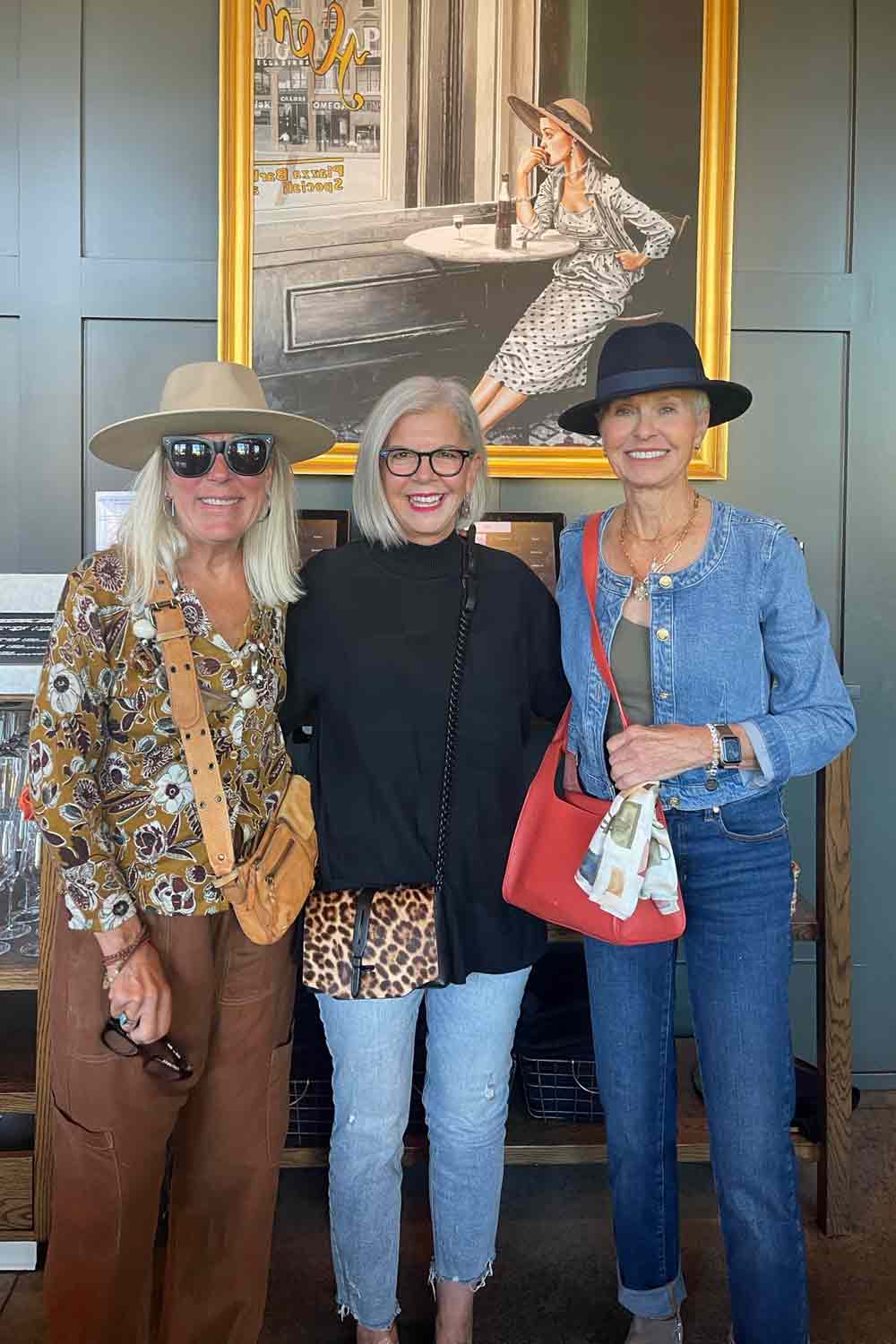 Cindy Hattersley with two of her blog readers