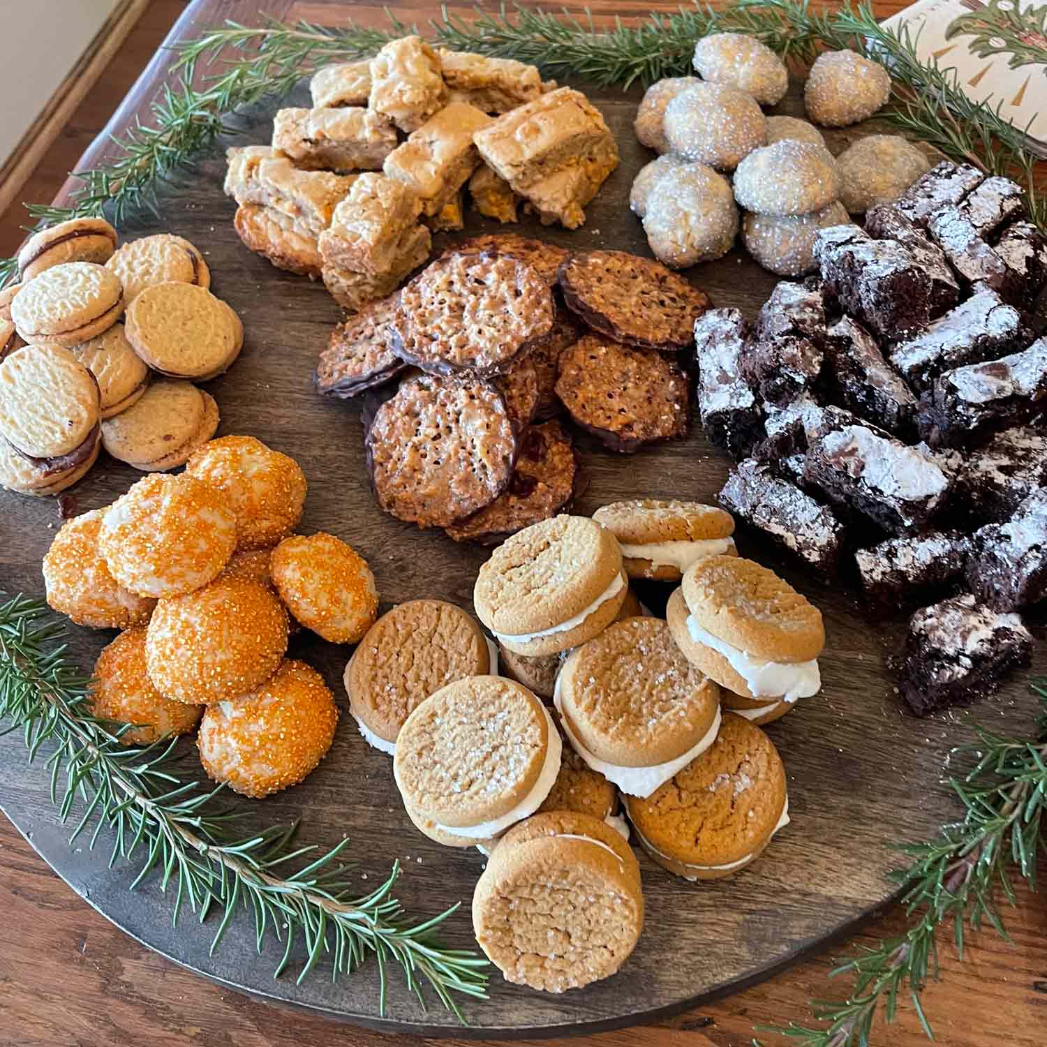 Cookie Tray with Assorted Cookies