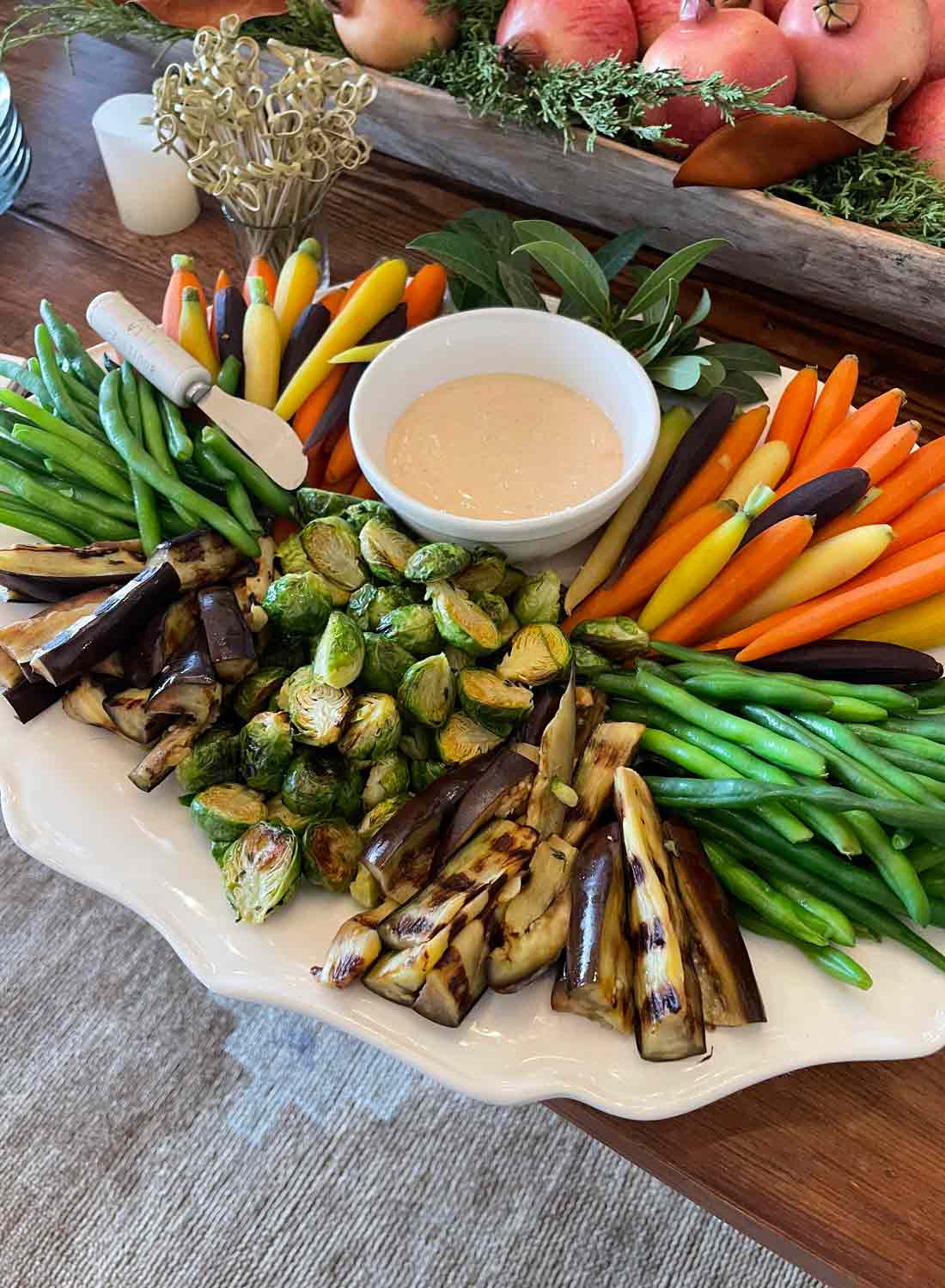 Crudite Tray with Chipotle Aioli