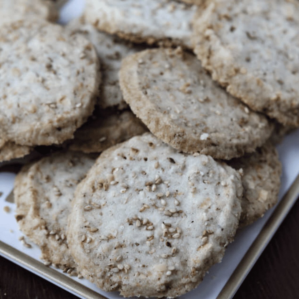 sesame sugar cookies