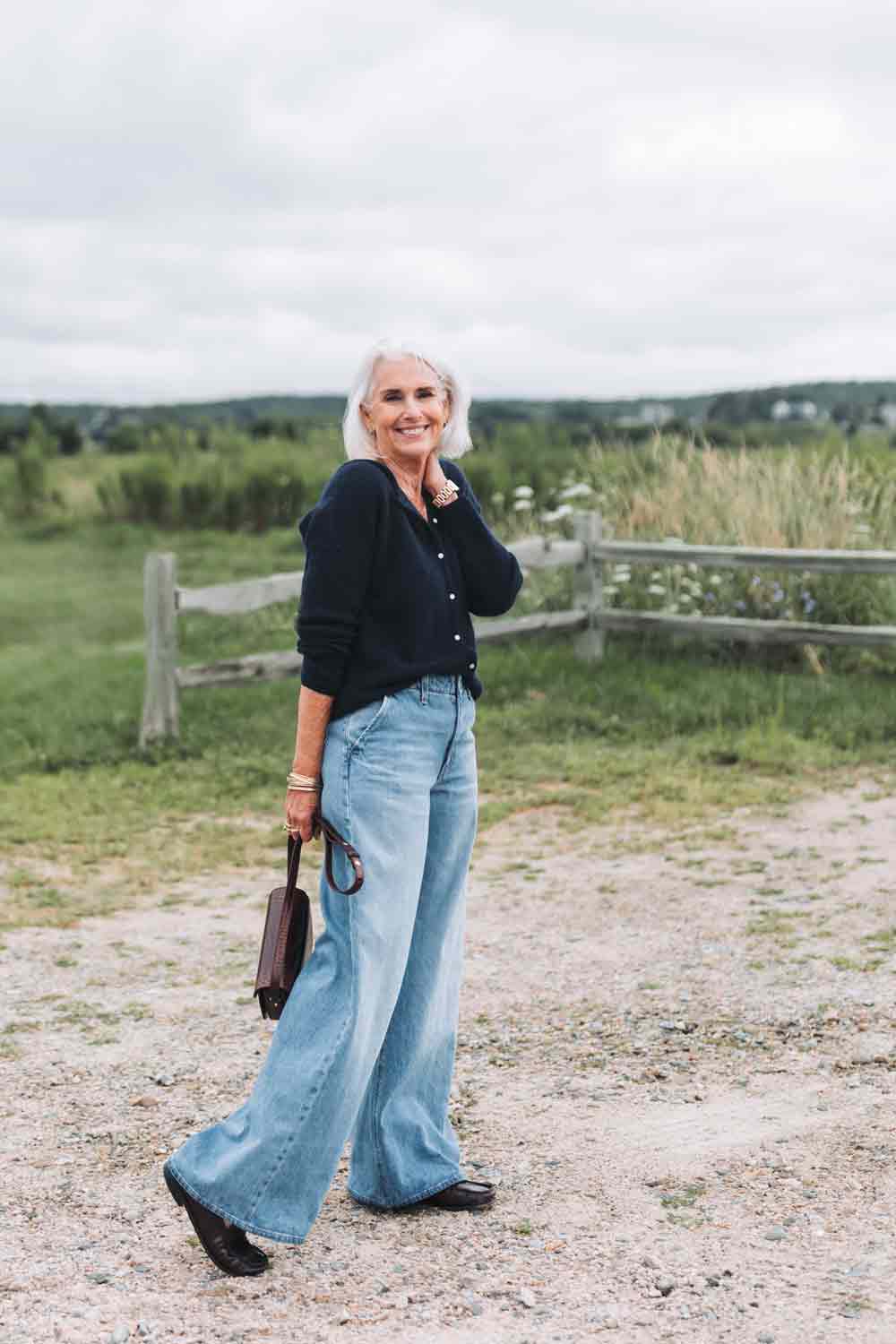 cheryl sparks in jeans at beach