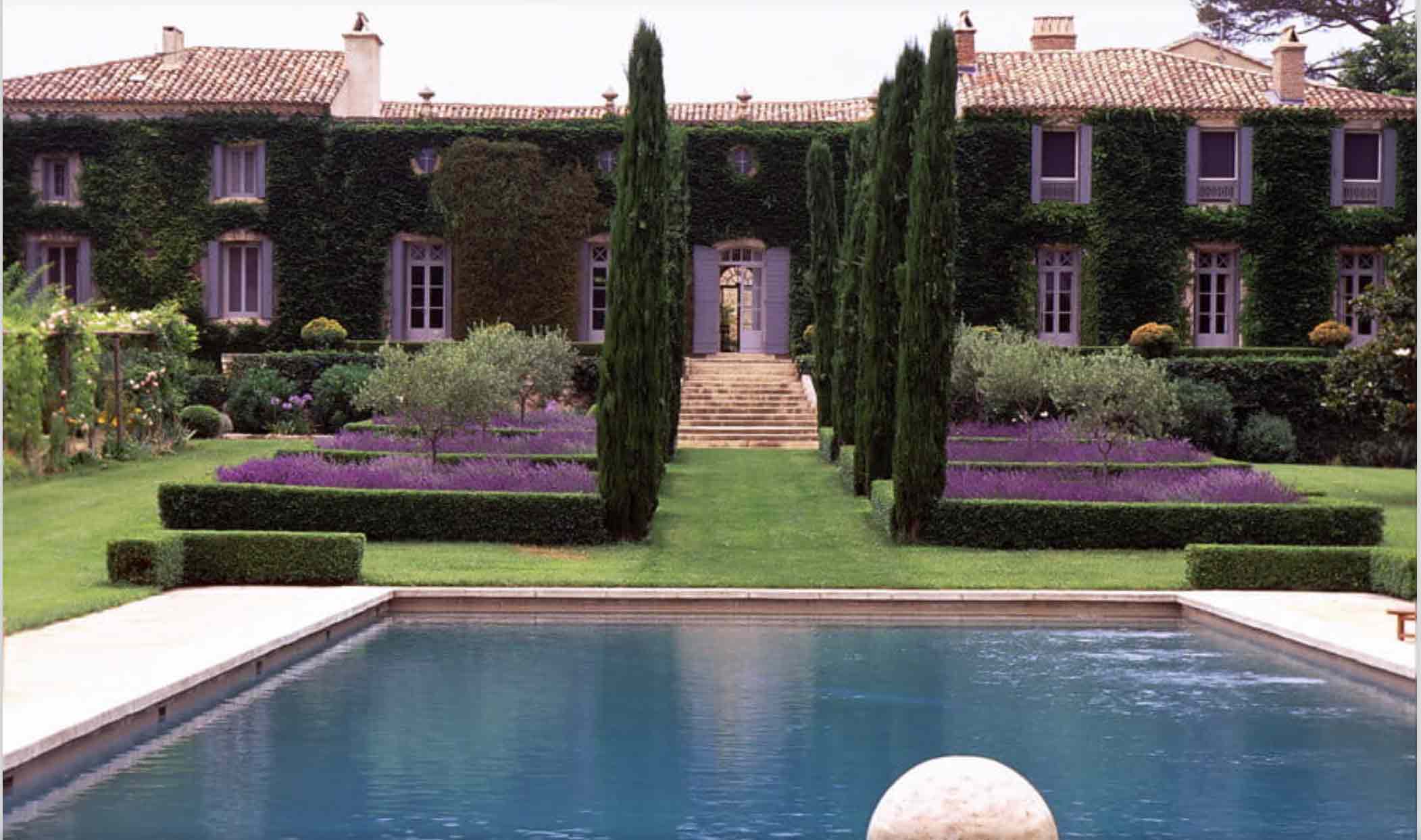 The Enchanting Gardens of Dominique LaFourcade pool garden
