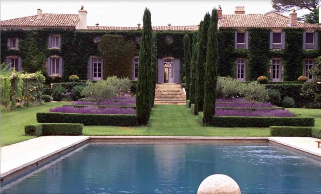 Dominique LaFourcade designed garden