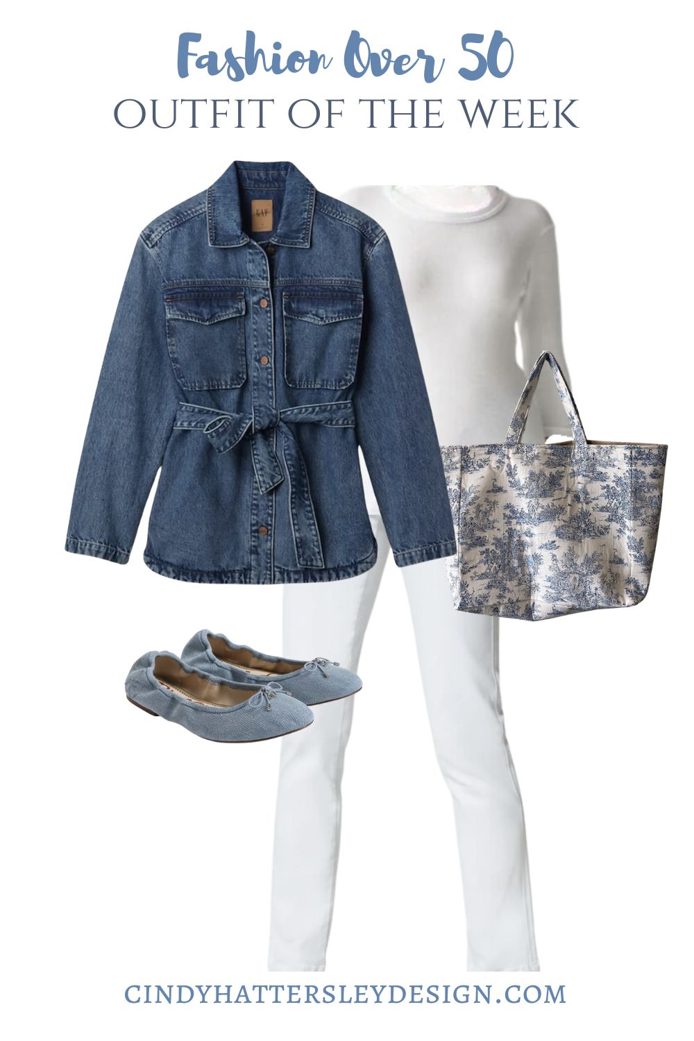 outfit of the week gap denim jacket-Southern Interiors, Healthy Meals, a Great Show and More