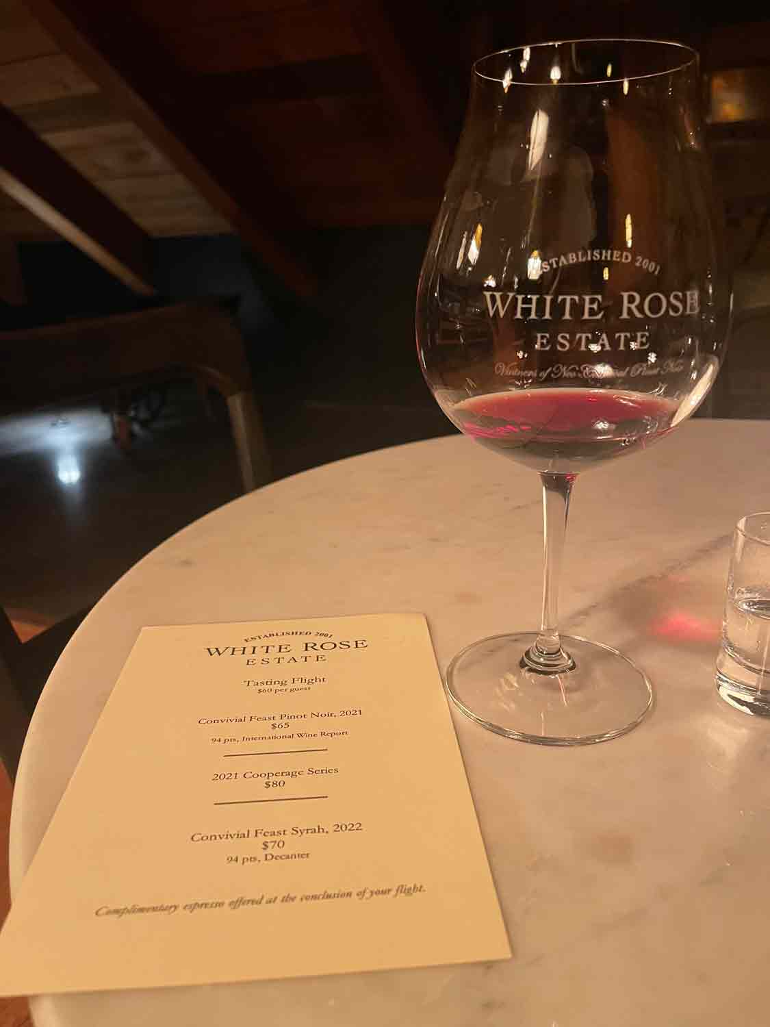 white rose wines