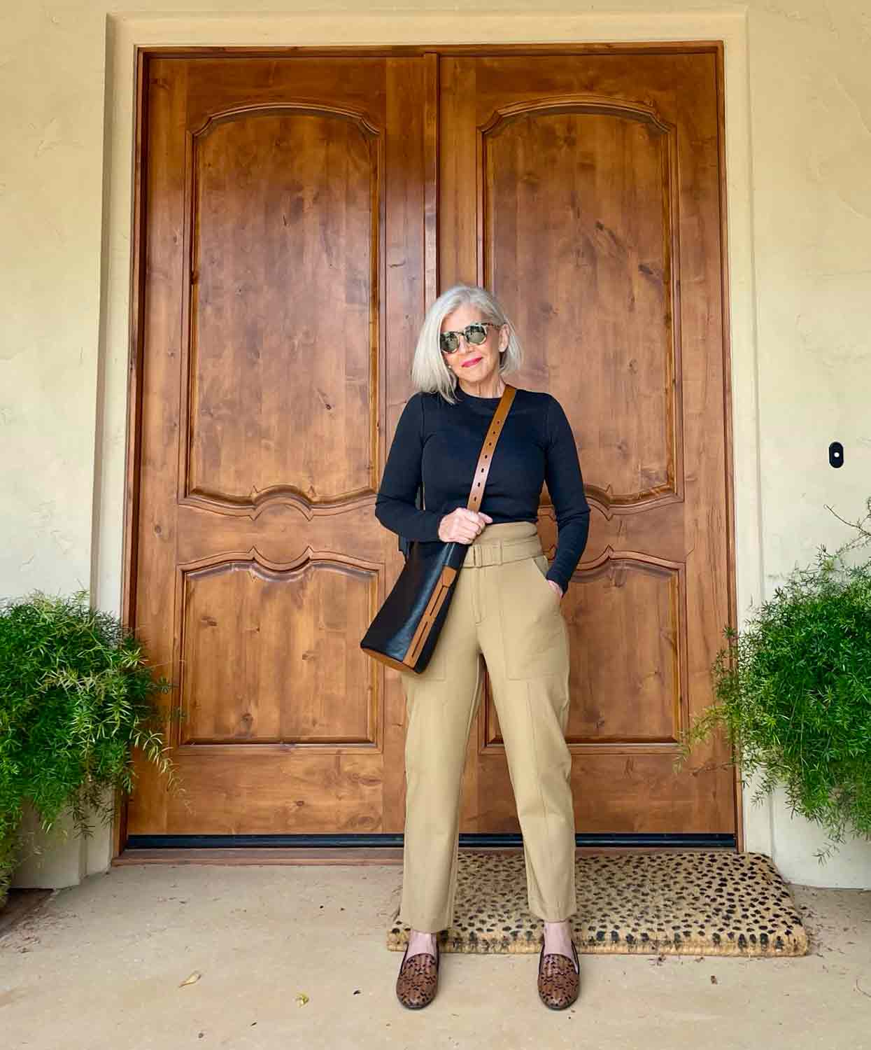Banana republic utility pant zara tee